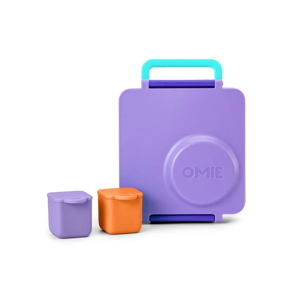 OmieBox Bento Контейнер Внутренние Отсеки 2 шт Красный и Желтый