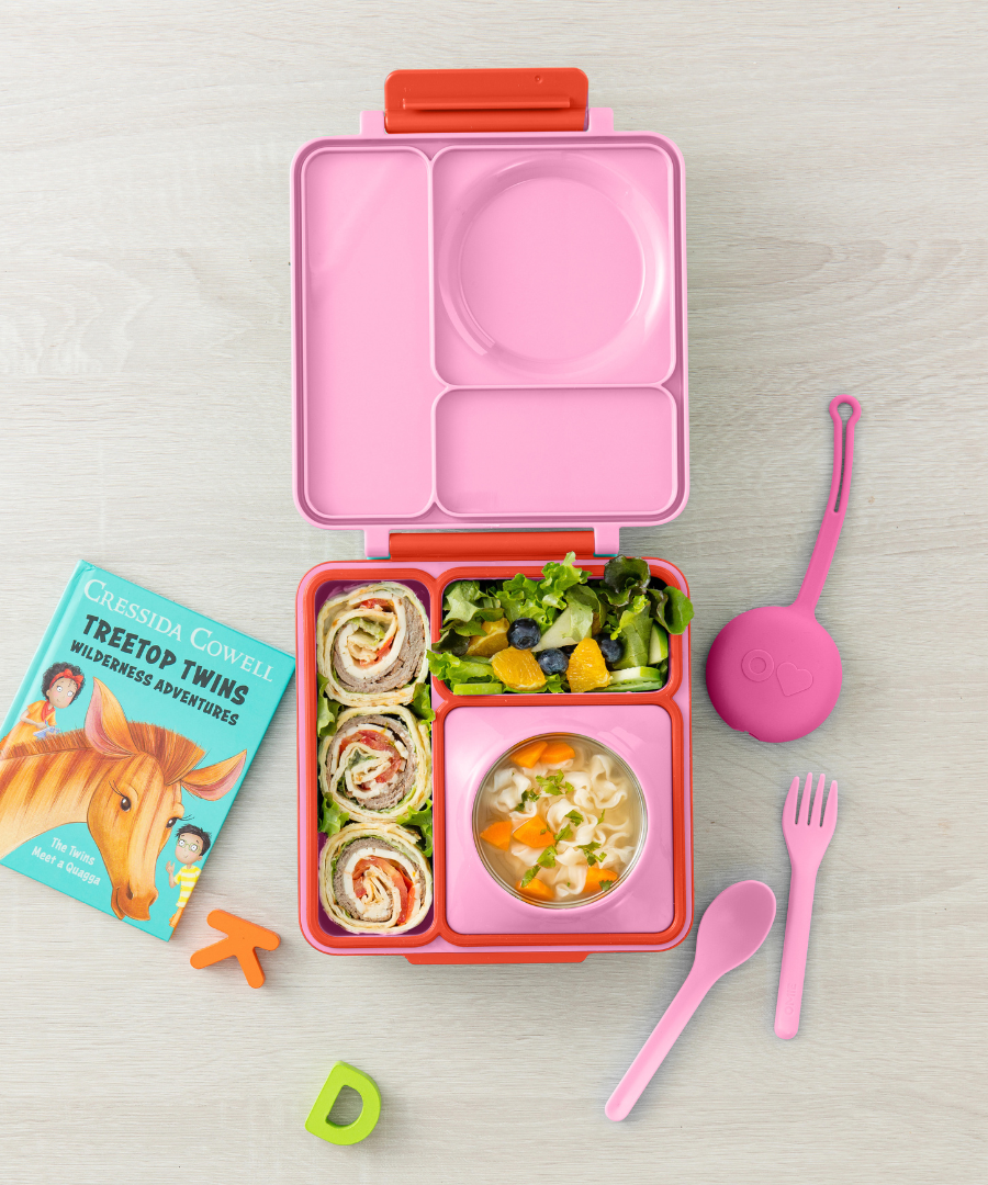 Omiebox - OmiePod Набор силиконовой вилки и ложки Balon Pembesi