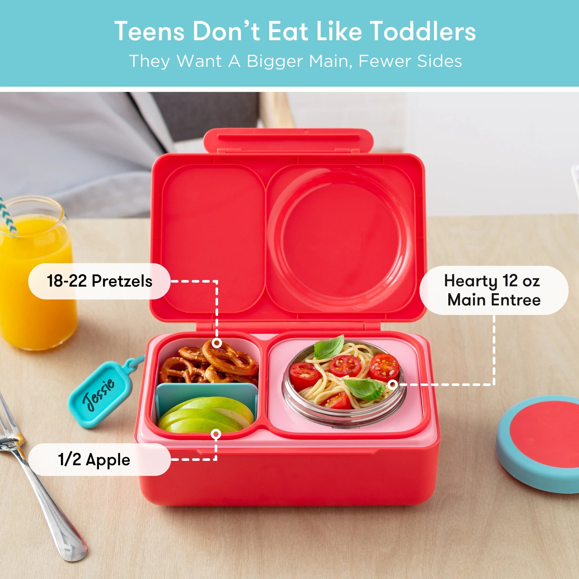 Omiebox - UP Теплоизоляционный 2-го поколения Розовая вишня Bento Ланч-бокс