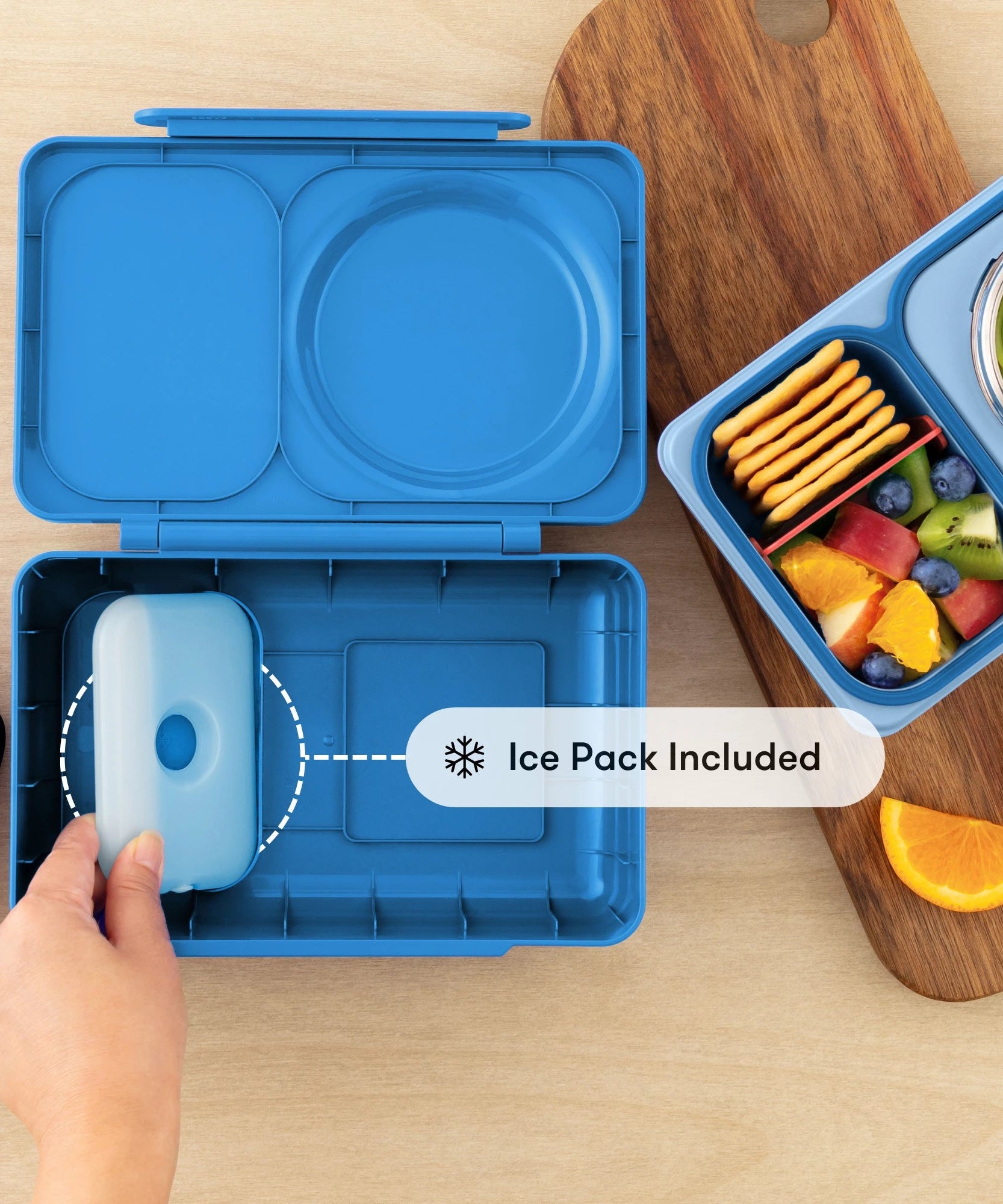 Omiebox - UP Теплоизоляционный 2-го поколения Космический синий ланч-бокс Bento