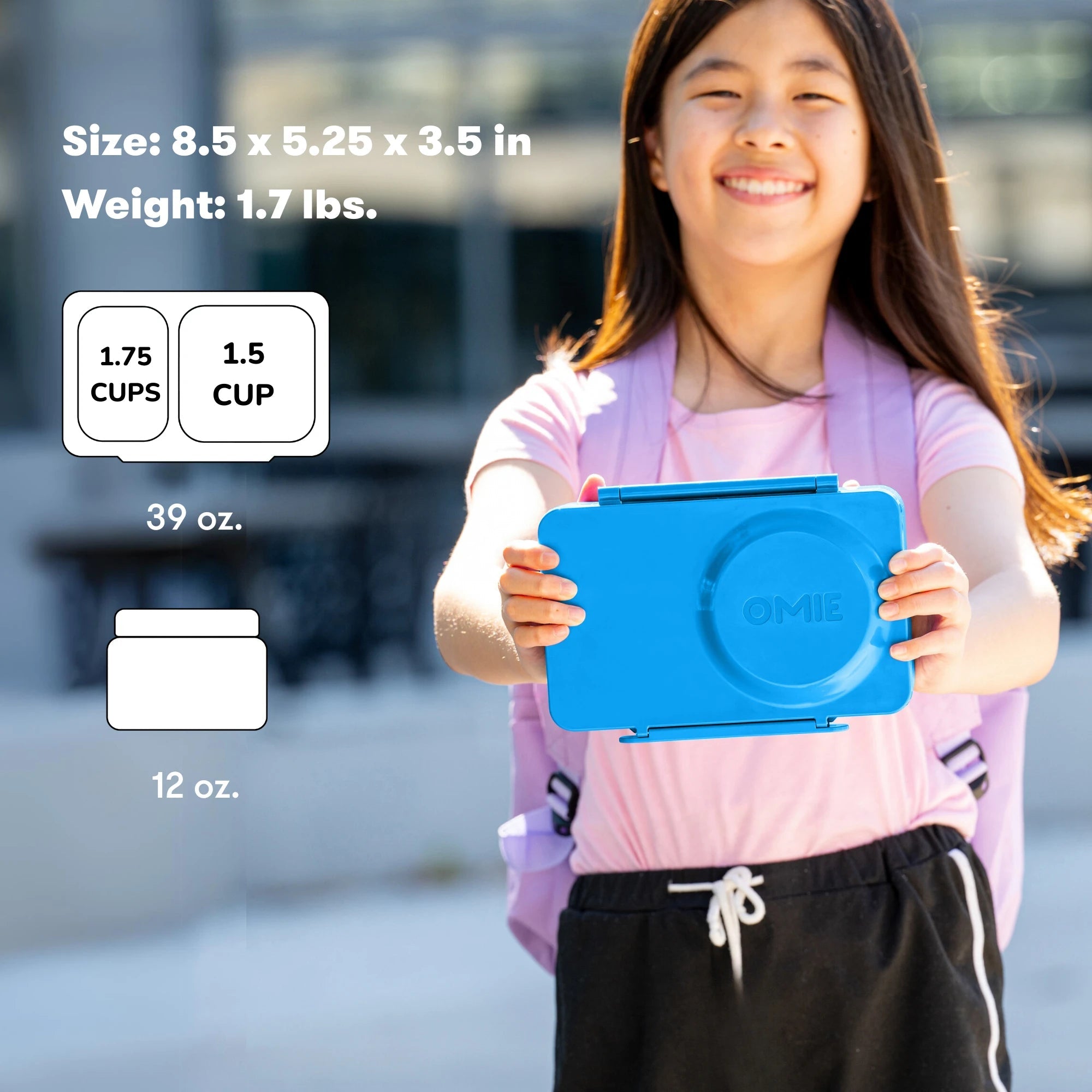 Omiebox - UP Теплоизоляционный 2-го поколения Космический синий ланч-бокс Bento