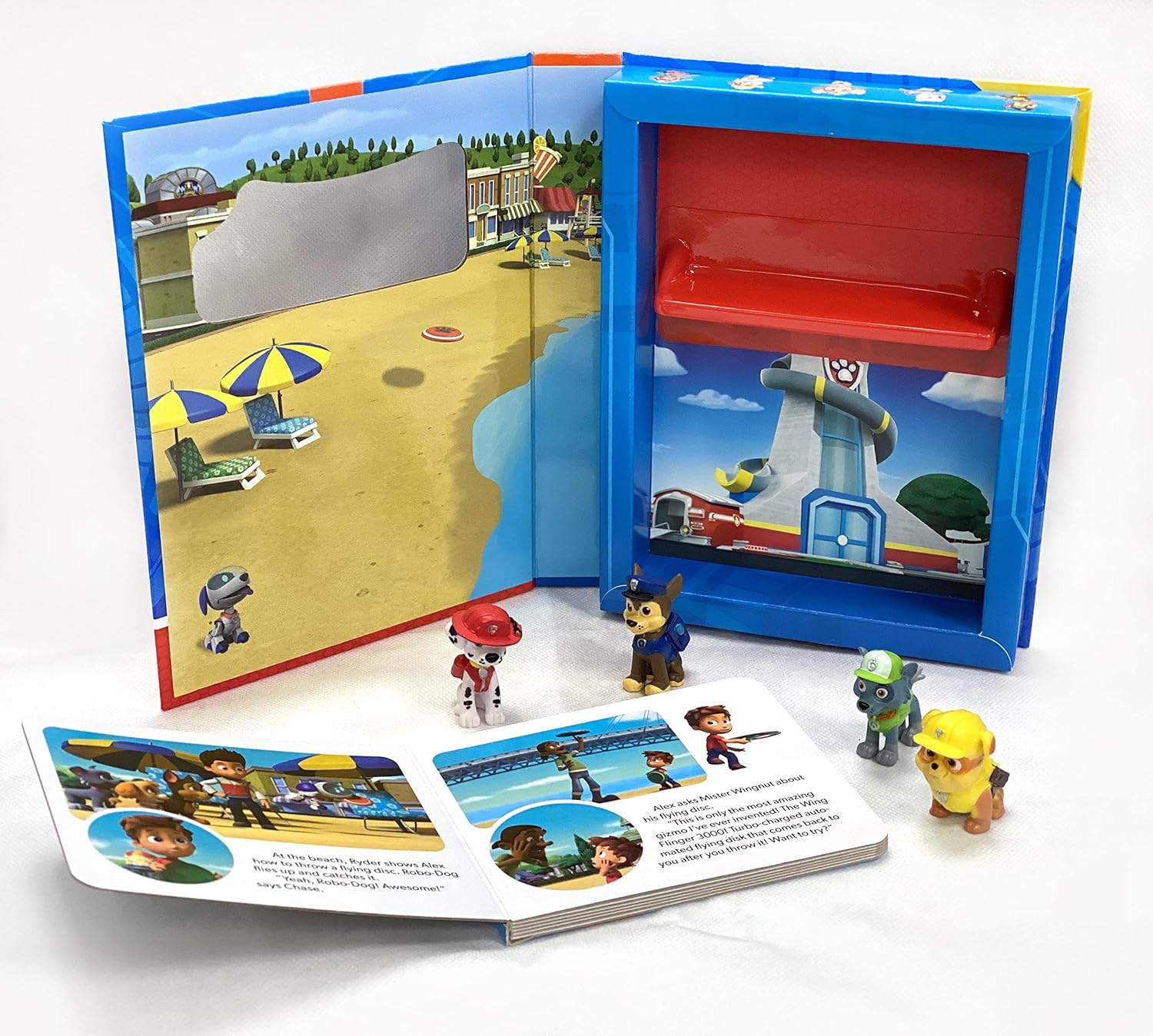 Phidal - Щенячий патруль Истории с фигурками Английская книга с заданиями и рассказами