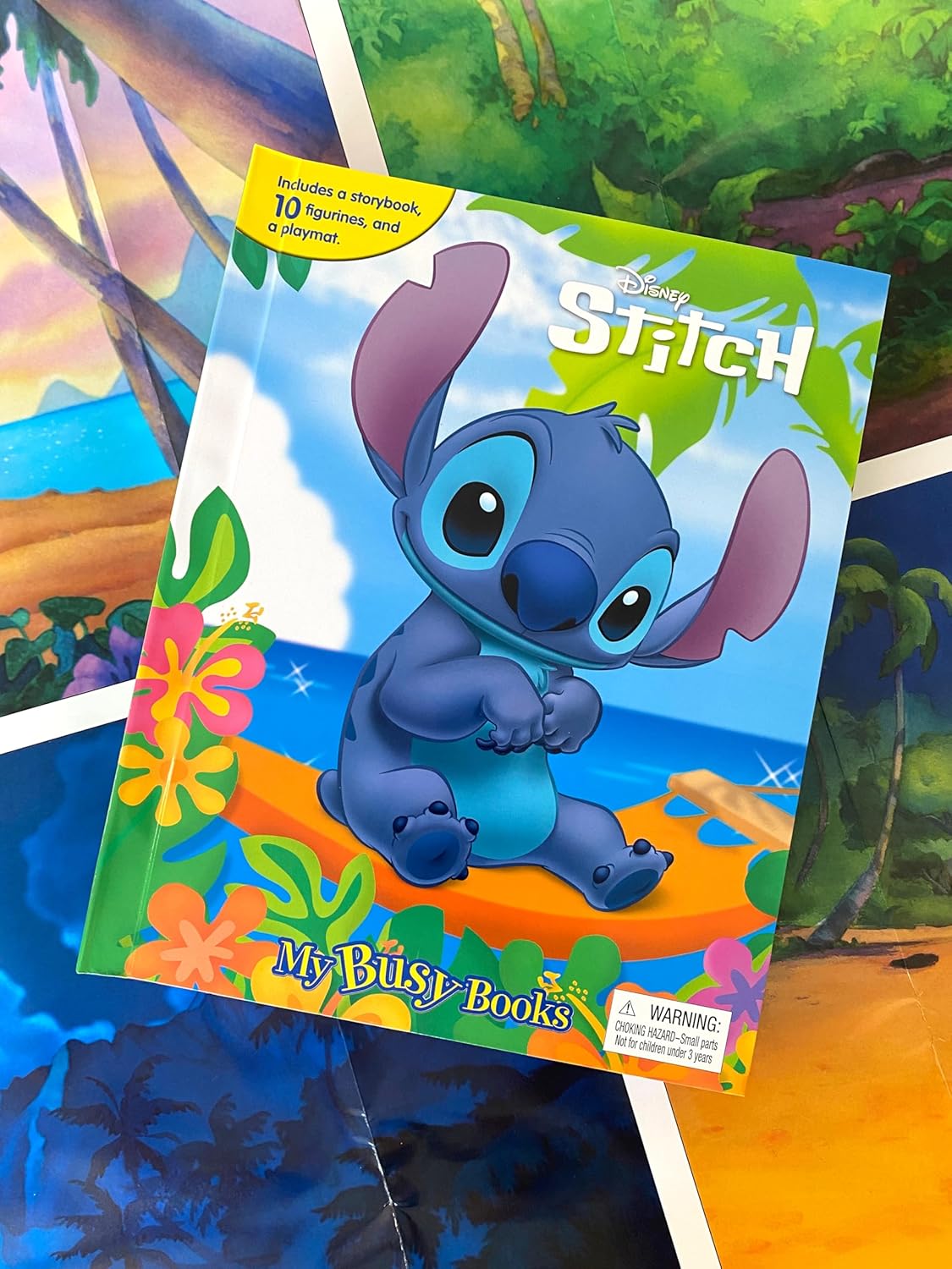 Phidal - Книга с английскими активностями и историями с фигуркой Stitch