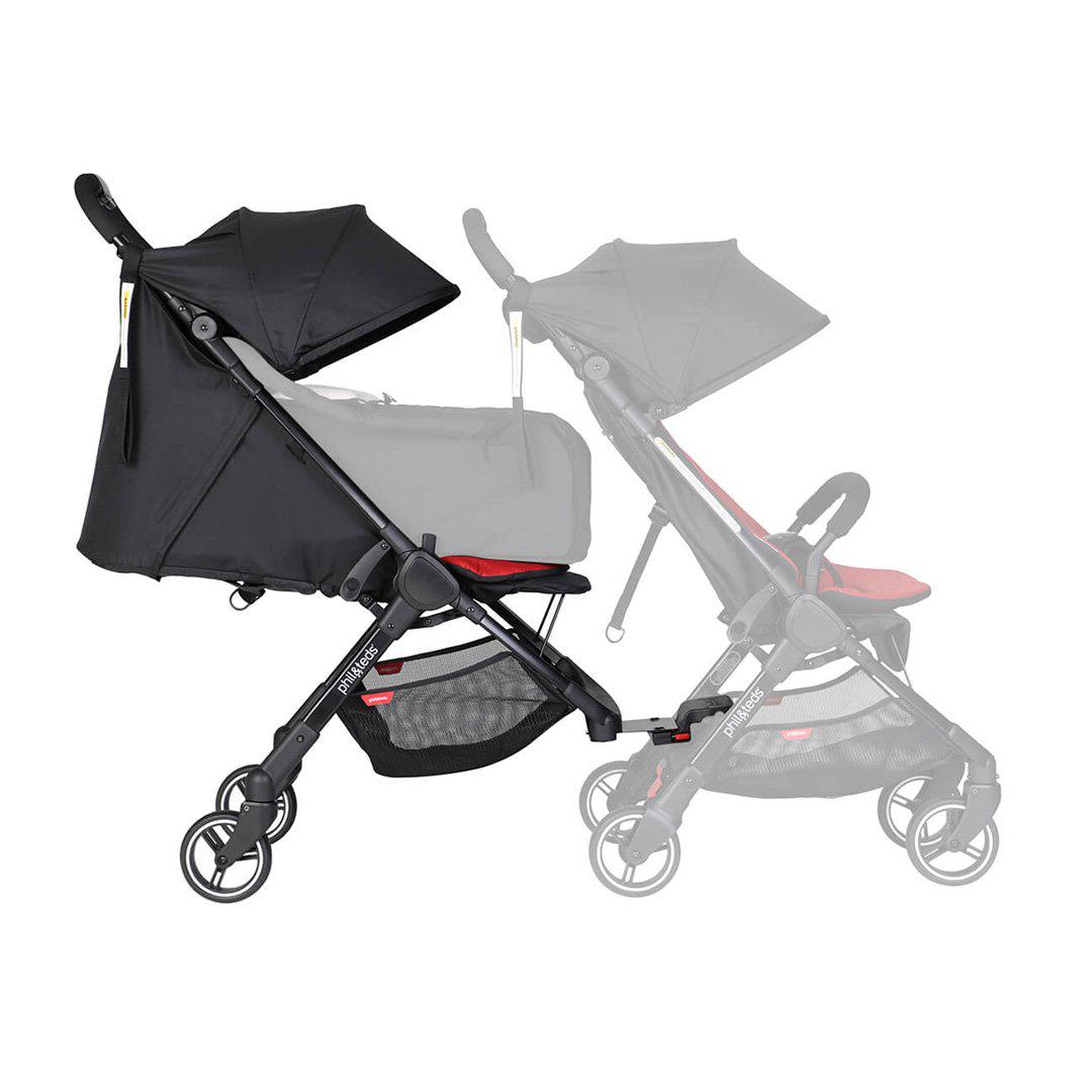 [Bundled] Phil & Teds Go Double Kit-Strollers- | Natural Baby Shower