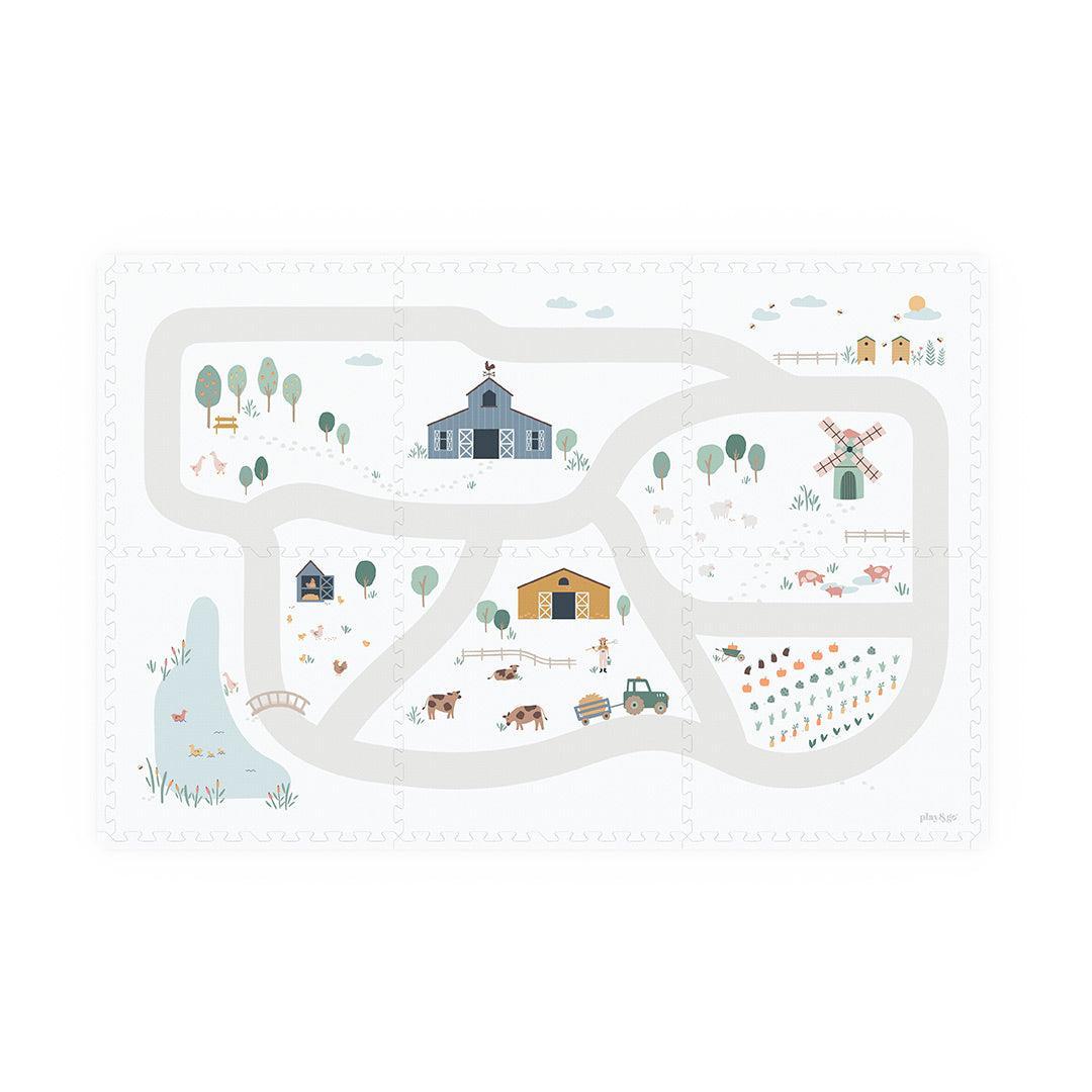Play & Go Tiloo Puzzle Play Mat (small) - Farm-Play Mats-Farm- | Natural Baby Shower