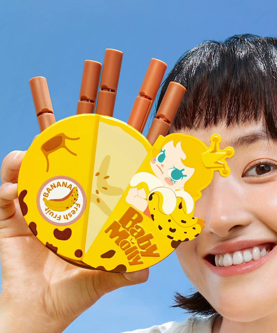 Pop Mart - Оригинальный набор с магнитным замком для хранения слепого бокса серии Baby Molly с фруктовым ароматом