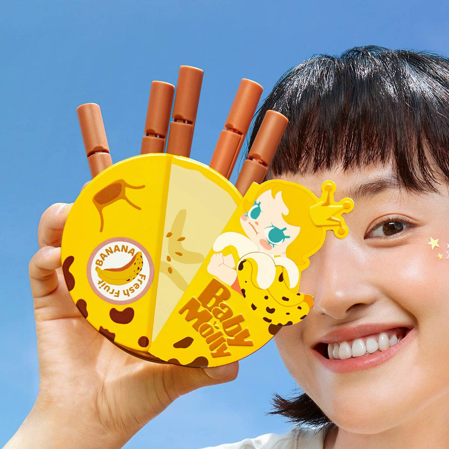 Pop Mart - Оригинальный набор с магнитным замком для хранения слепого бокса серии Baby Molly с фруктовым ароматом