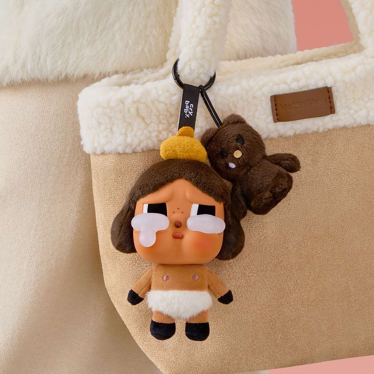 Pop Mart - Оригинальная виниловая плюшевая кукла серии Crybaby Crying Again, сюрприз, слепая упаковка