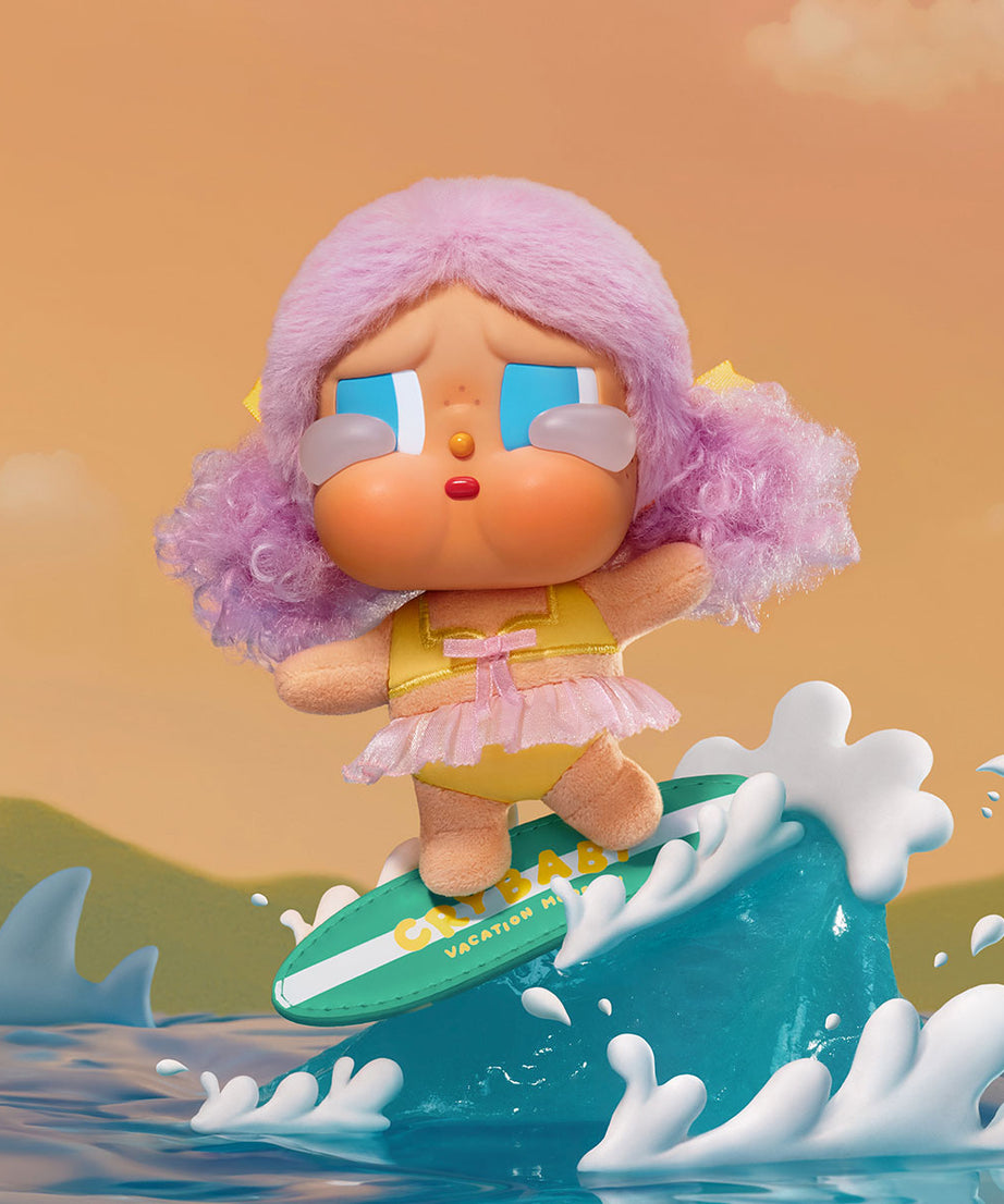 Pop Mart - Оригинальная серия Crybaby Vacation Mode On Виниловая плюшевая кукла Сюрприз Слепой пакет