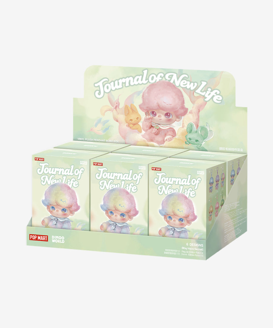 Pop Mart - Оригинальный DIMOO Журнал новой жизни Серия Виниловая плюшевая кукла Сюрприз Слепой пакет