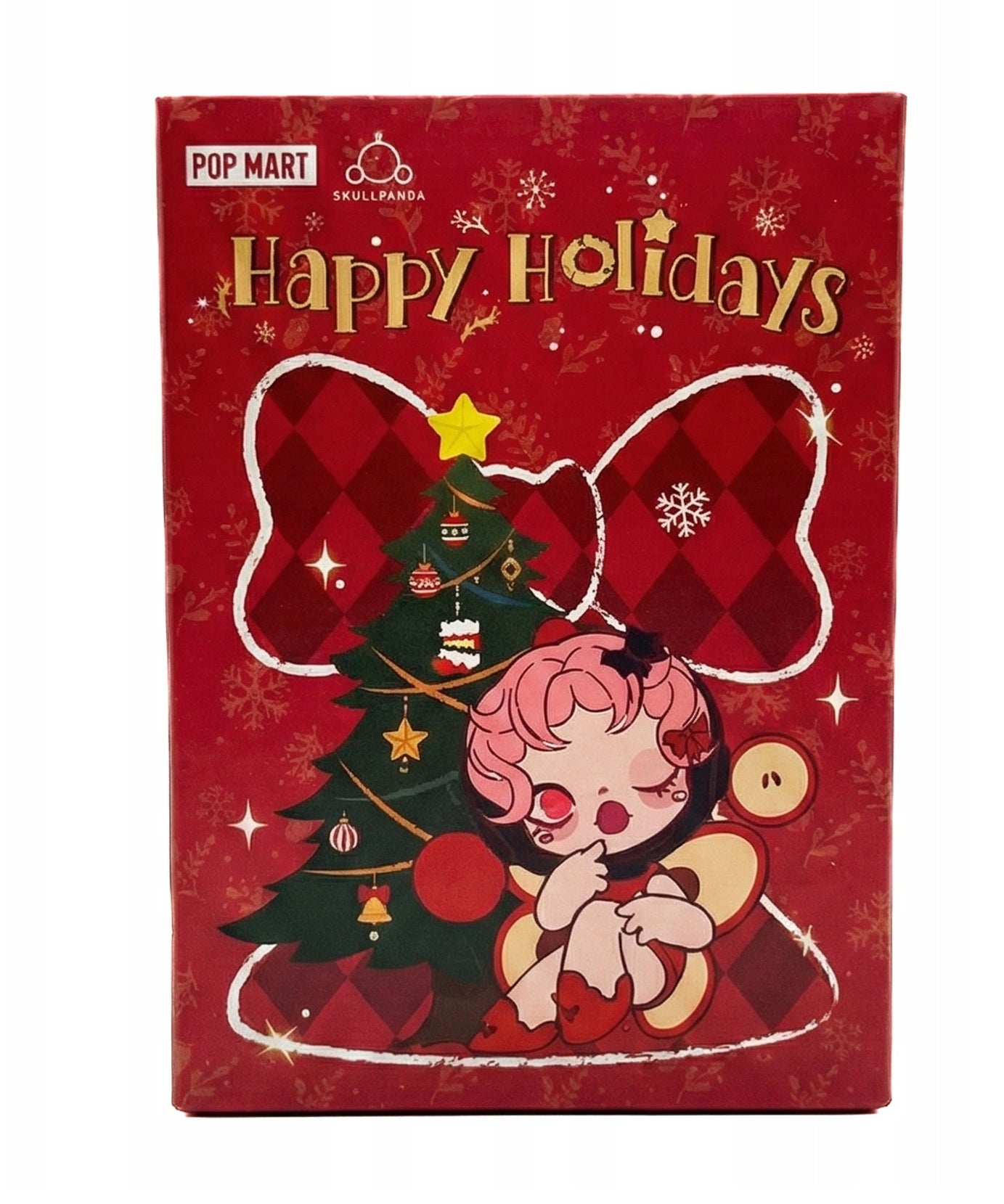 Pop Mart - Оригинальная елочная игрушка Skullpanda Happy Holidays