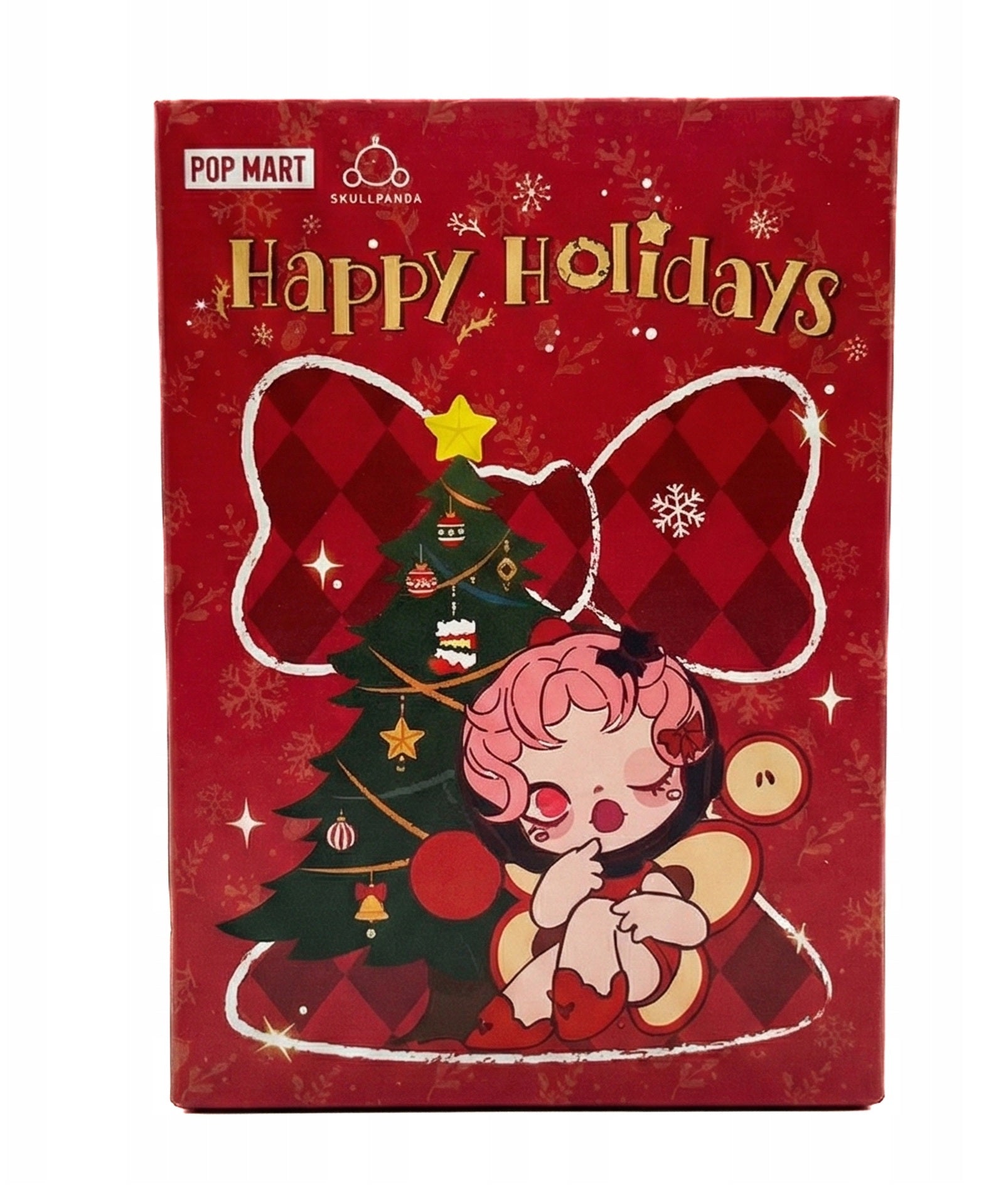 Pop Mart - Оригинальная елочная игрушка Skullpanda Happy Holidays
