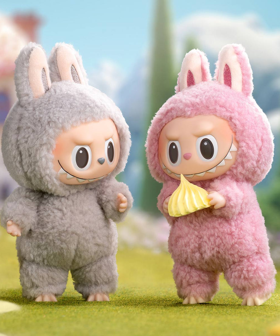 Pop Mart - Оригинальный Labubu THE MONSTERS: Захватывающий макарон виниловая плюшевая кукла сюрприз слепой пакет