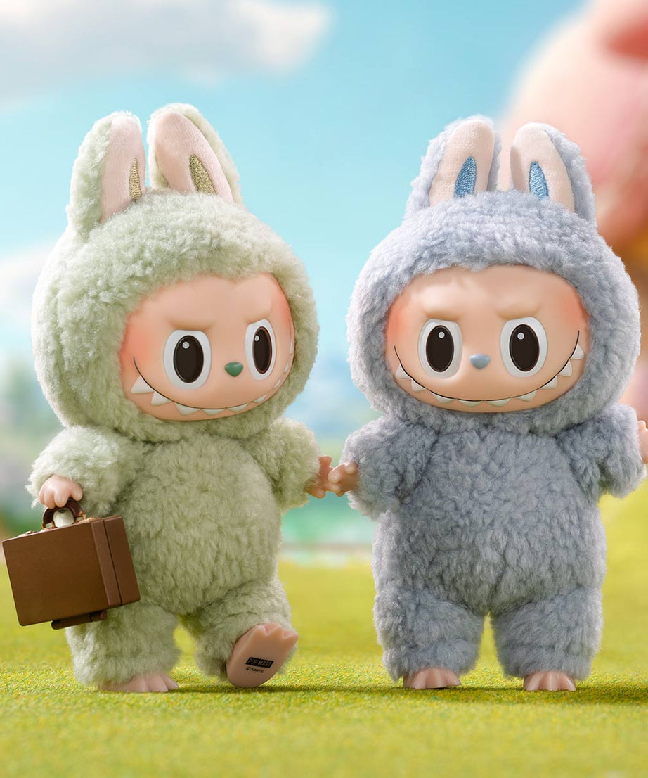 Pop Mart - Оригинальный Labubu THE MONSTERS: Захватывающий макарон виниловая плюшевая кукла сюрприз слепой пакет