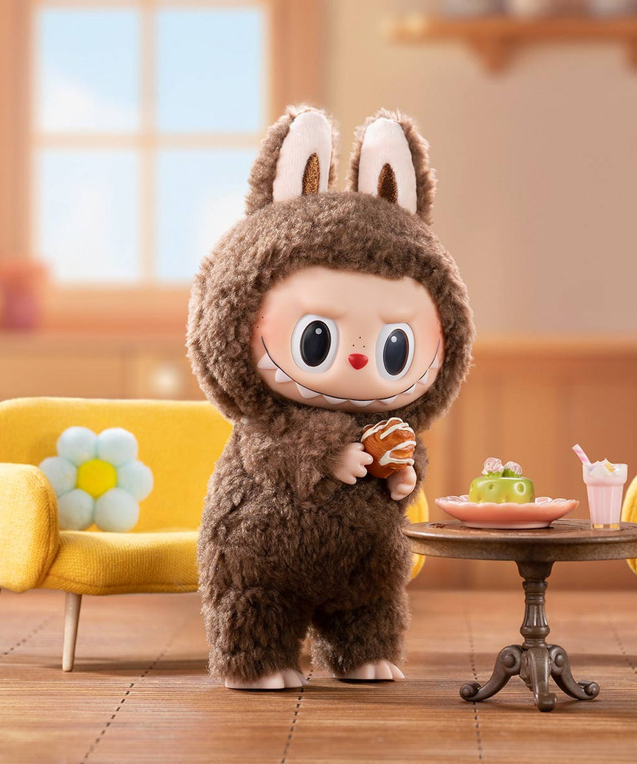 Pop Mart - Оригинальный Labubu THE MONSTERS: Захватывающий макарон виниловая плюшевая кукла сюрприз слепой пакет