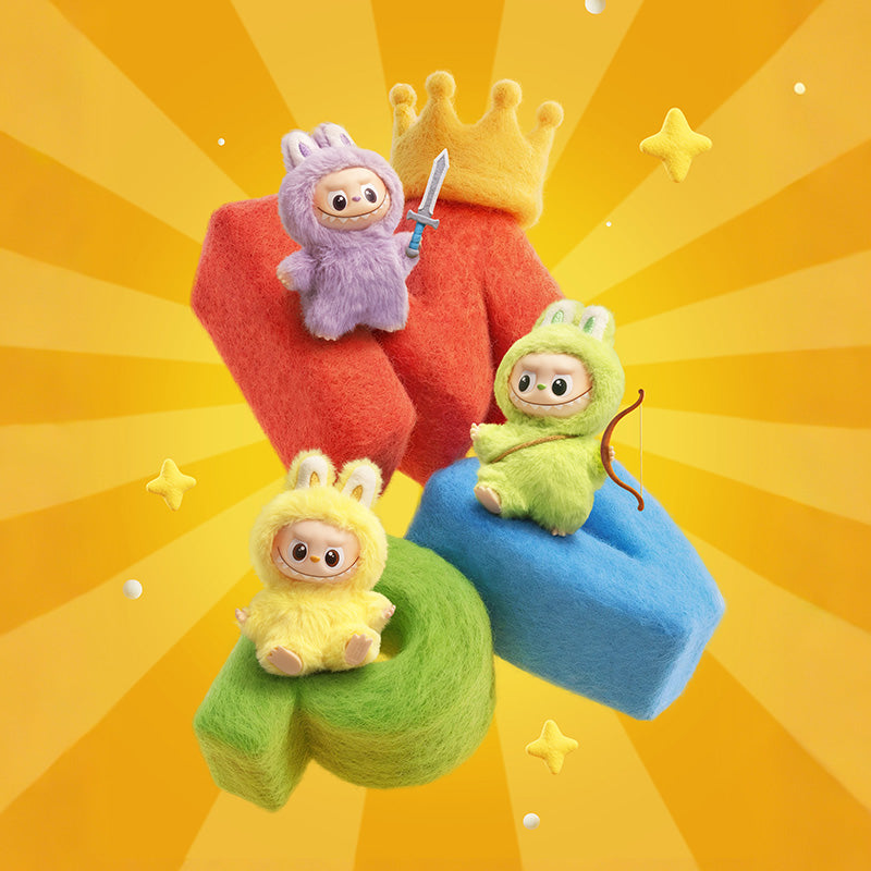 Pop Mart - Оригинальная брошь Монстры для любви Плюшевая ключница N-Z