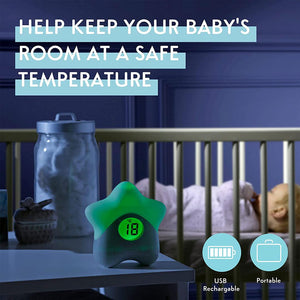 Purflo Starlight Colour-Changing Room Thermometer-Thermometers- | Natural Baby Shower