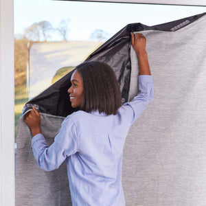 Purflo Total Eclipse Portable Blackout Blind-Sun Covers- | Natural Baby Shower