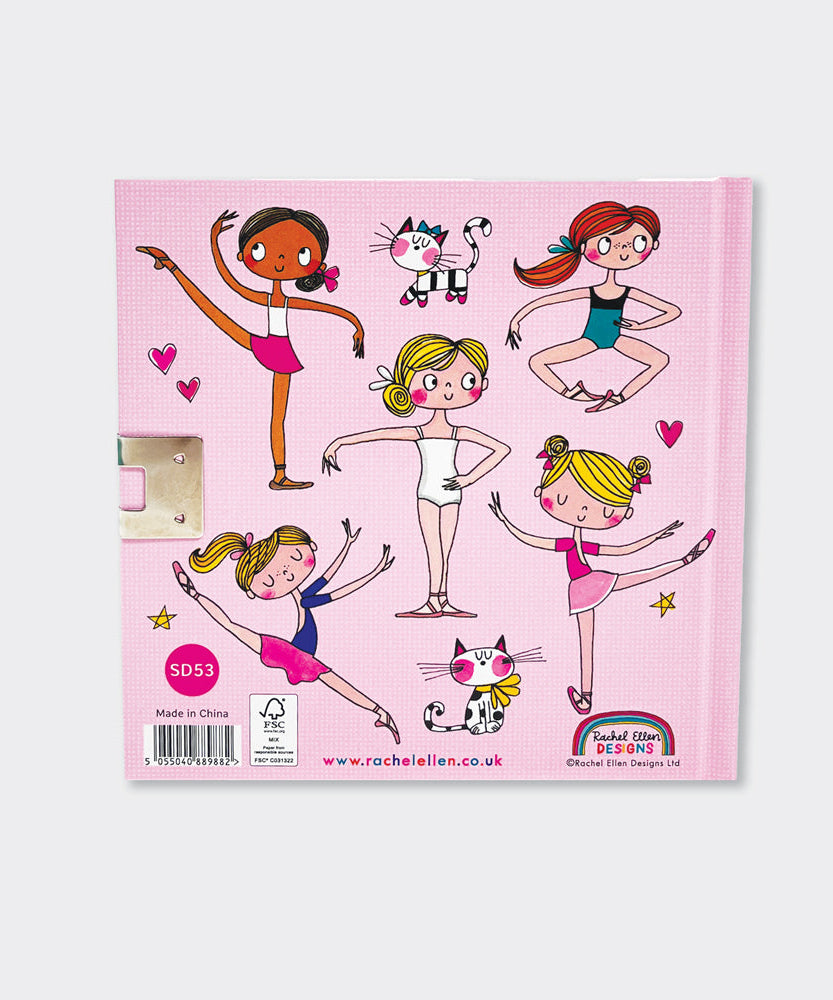 Rachel Ellen - Балерина Скрытый Ежедневник с Замком