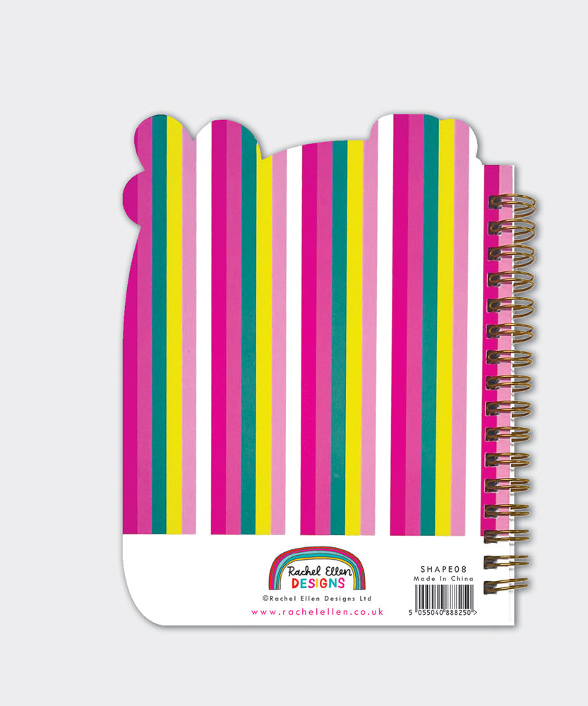 Rachel Ellen - Блокнот с проволочной пружиной в форме фламинго