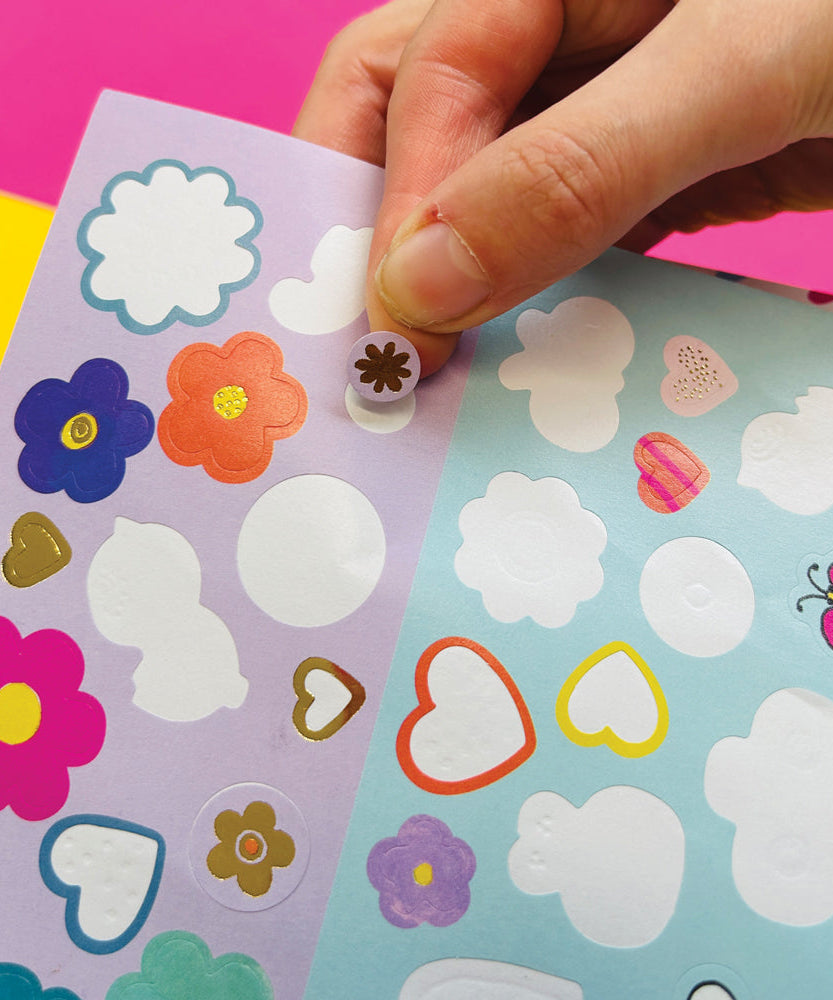 Rachel Ellen - Книга для раскрашивания и занятий Grl Pwr Çıkartma Sahnesi