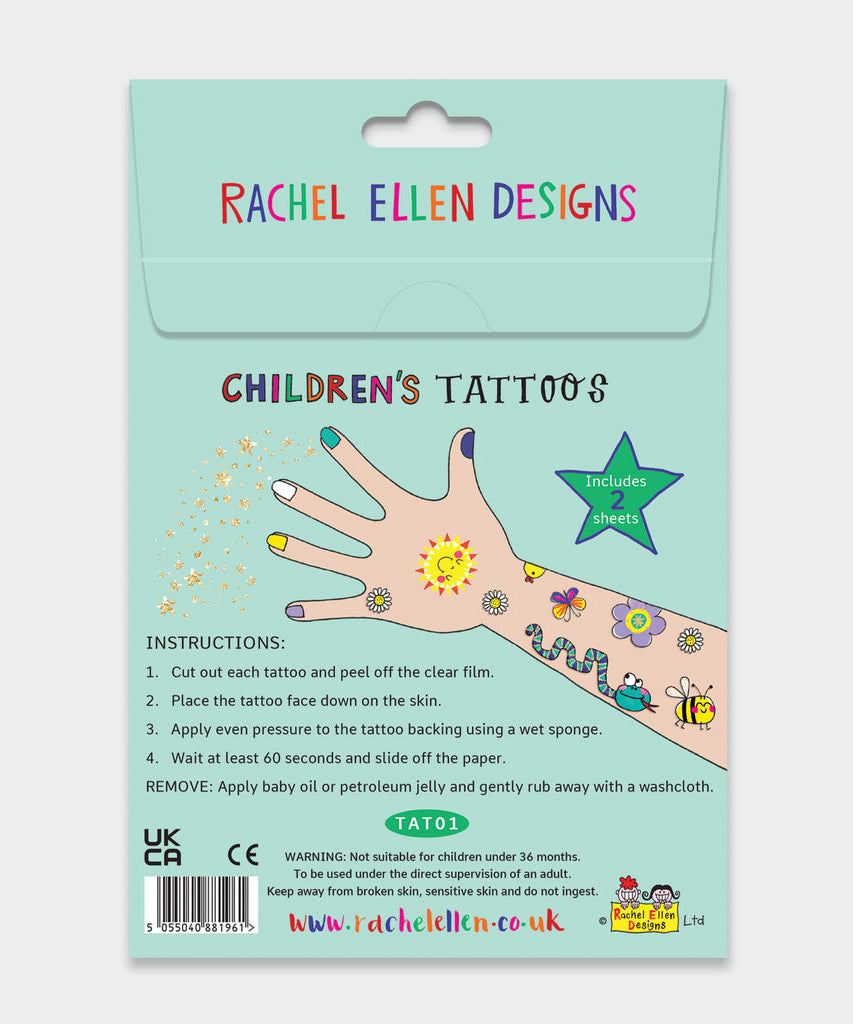 Rachel Ellen - Временные детские татуировки Love Our Planet