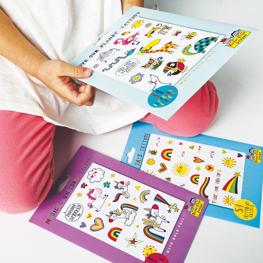 Rachel Ellen - Временные детские татуировки Love Our Planet