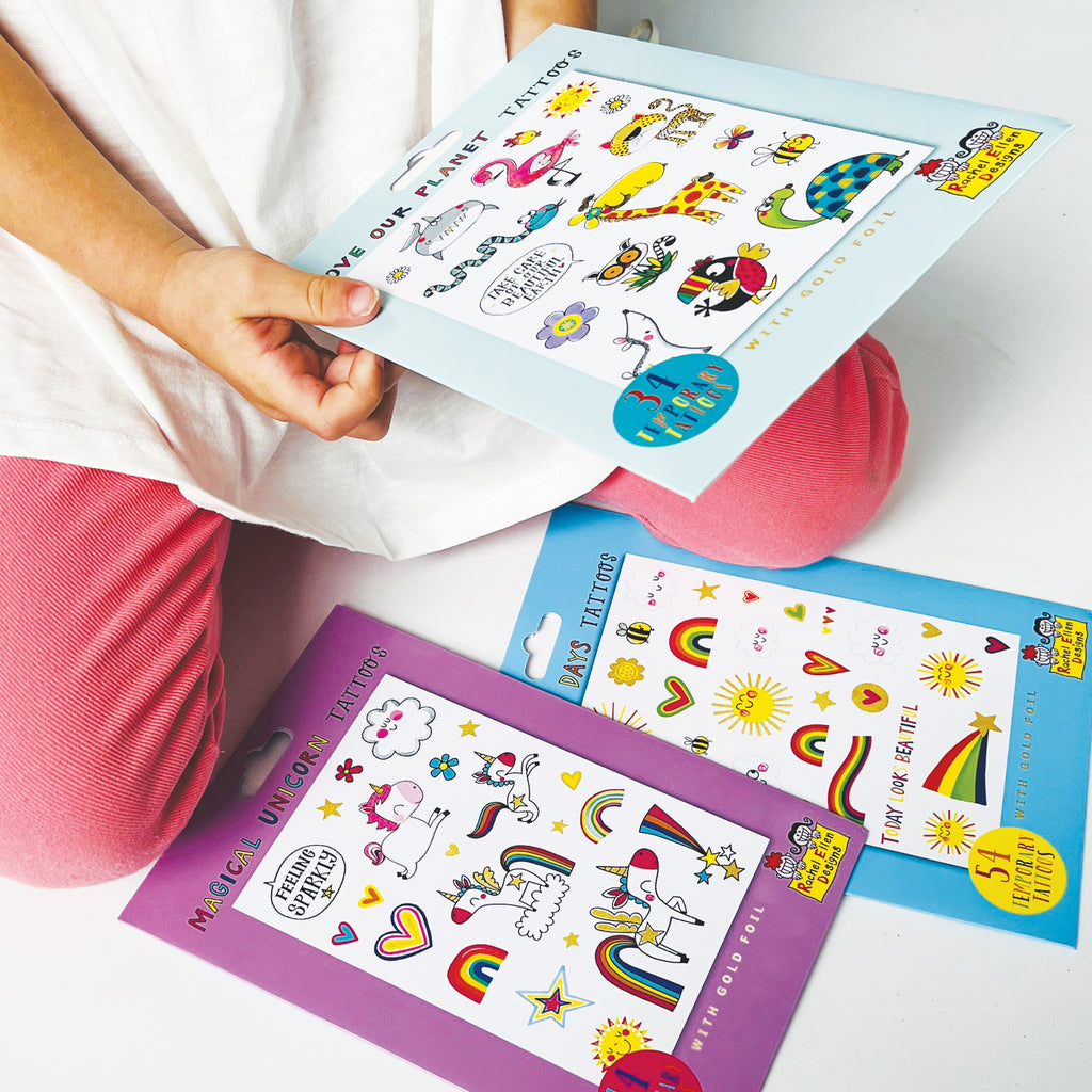 Rachel Ellen - Временные детские татуировки Love Our Planet