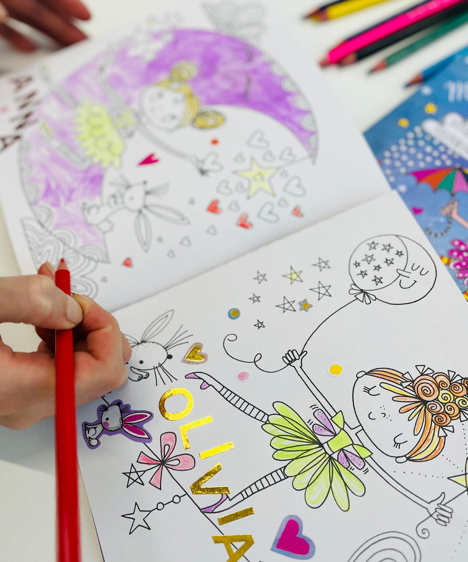 Rachel Ellen - Moondance Сцена с наклейками Раскраска и книга с заданиями