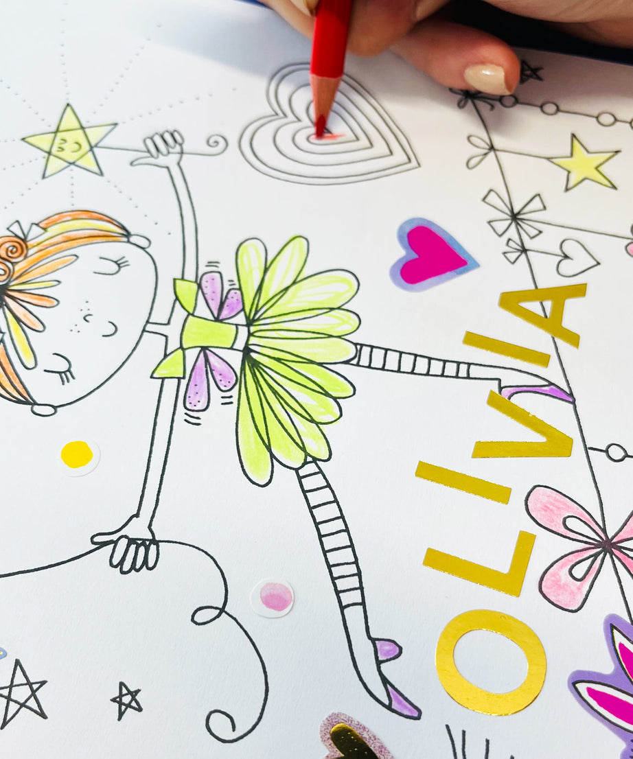 Rachel Ellen - Moondance Сцена с наклейками Раскраска и книга с заданиями