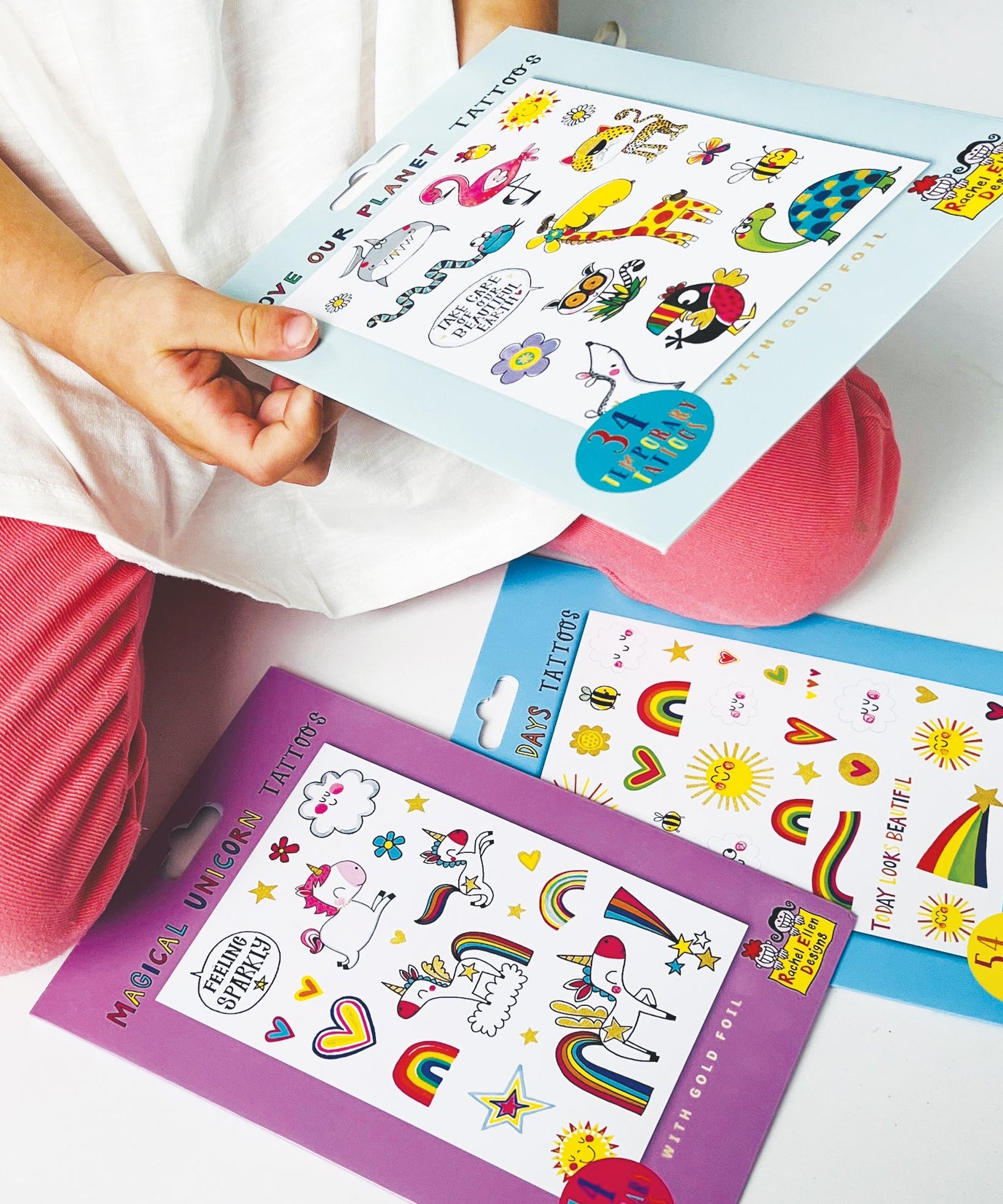 Rachel Ellen - Страшные Хэллоуин Детские Временные Татуировки