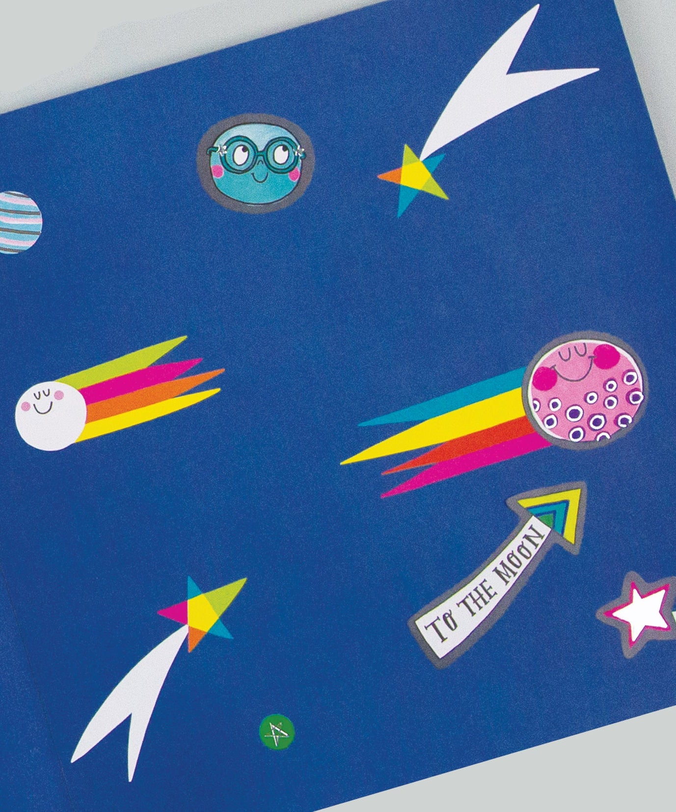 Rachel Ellen - Книга для раскрашивания и занятий To The Moon с наклейками сцены