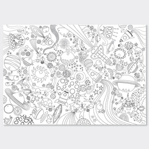 Rachel Ellen - To The Moon Dev Boyama Posterleri