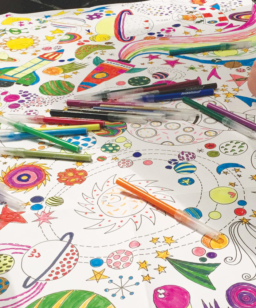 Rachel Ellen - Постеры для раскрашивания To The Moon Dev Boyama