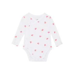 Rosa & Blue Long Bodysuit - Heart-Bodysuits- | Natural Baby Shower