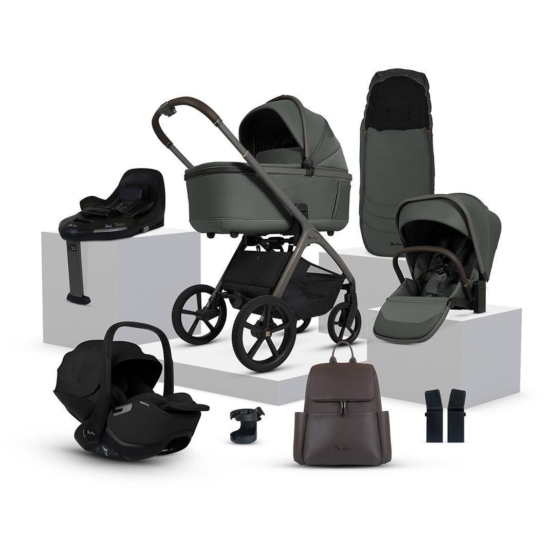 Silver Cross Cove Ultimate 360 Bundle-Travel Systems-Pewter- | Natural Baby Shower