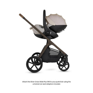 Silver Cross Cove Ultimate 360 Bundle-Travel Systems-Champagne- | Natural Baby Shower