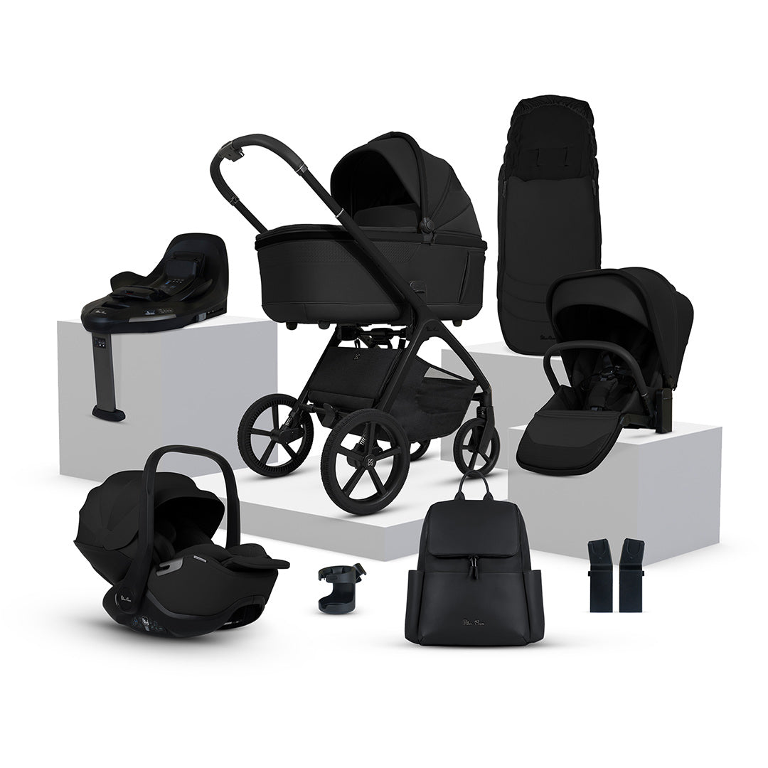 Silver Cross Cove Ultimate 360 Bundle-Travel Systems-Onyx- | Natural Baby Shower