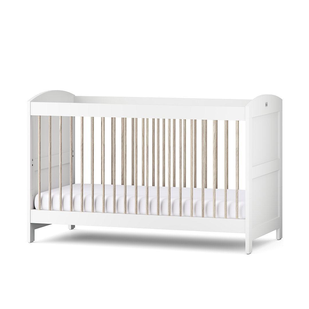 Silver Cross Valencia Cot Bed - Ash White-Cot Beds-Ash White-Cot Bed | Natural Baby Shower