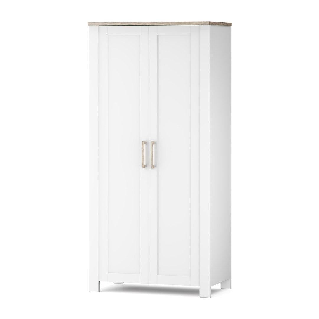 Silver Cross Valencia Wardrobe - Ash White-Wardrobes-Ash White-One Size | Natural Baby Shower