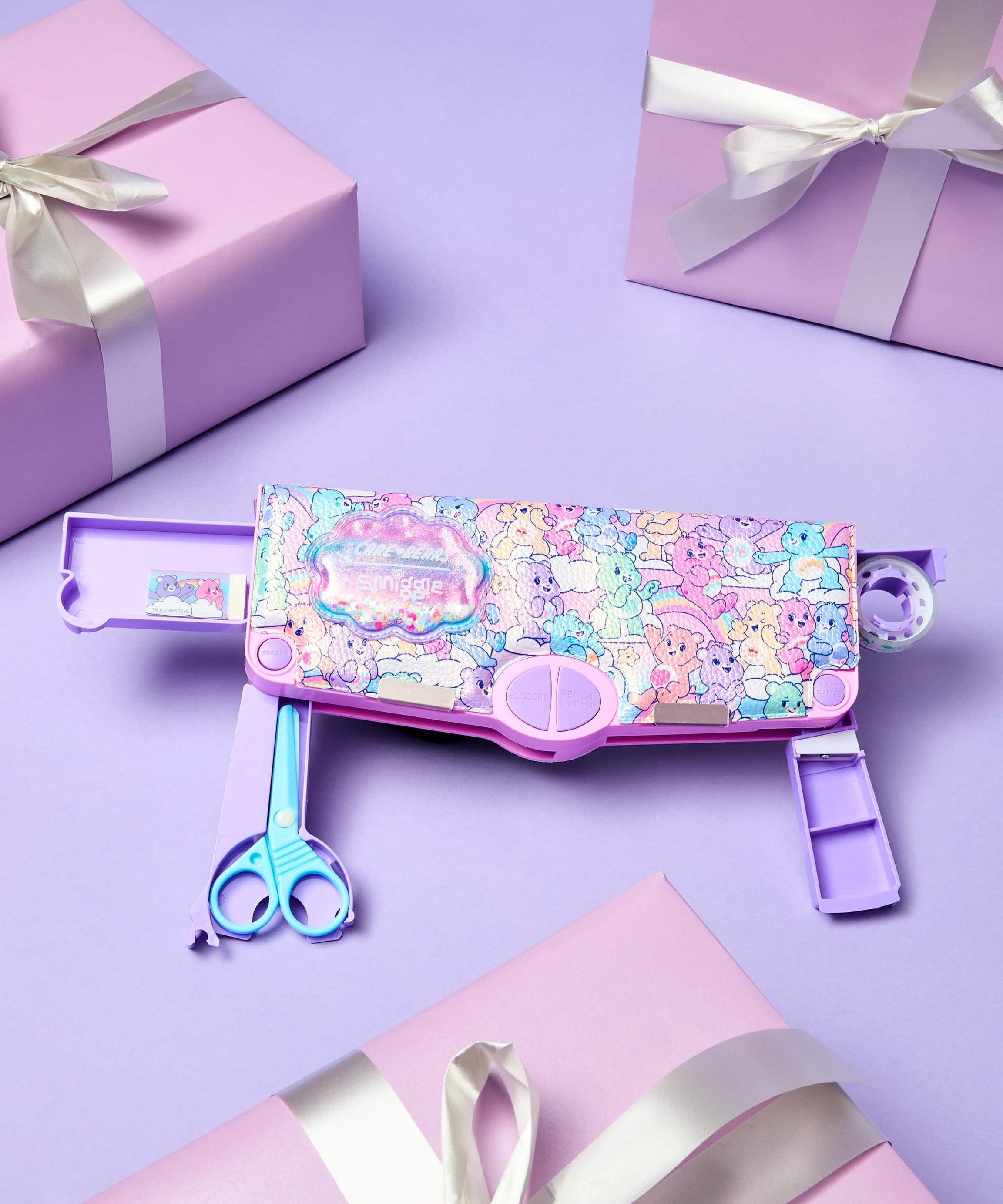 Smiggle - Медведи Попут Автоматический Пенал и Канцелярский Набор