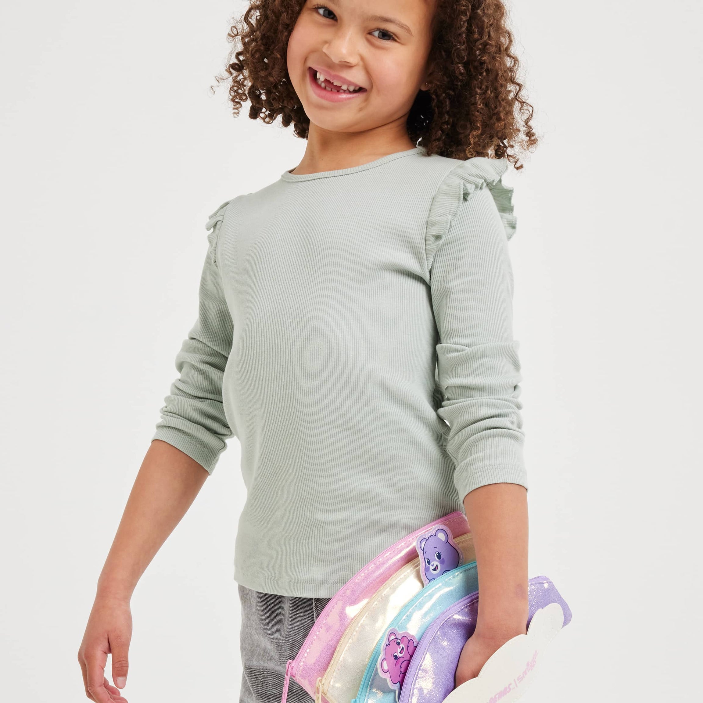 Smiggle - Пенал с множеством карманов Care Bears