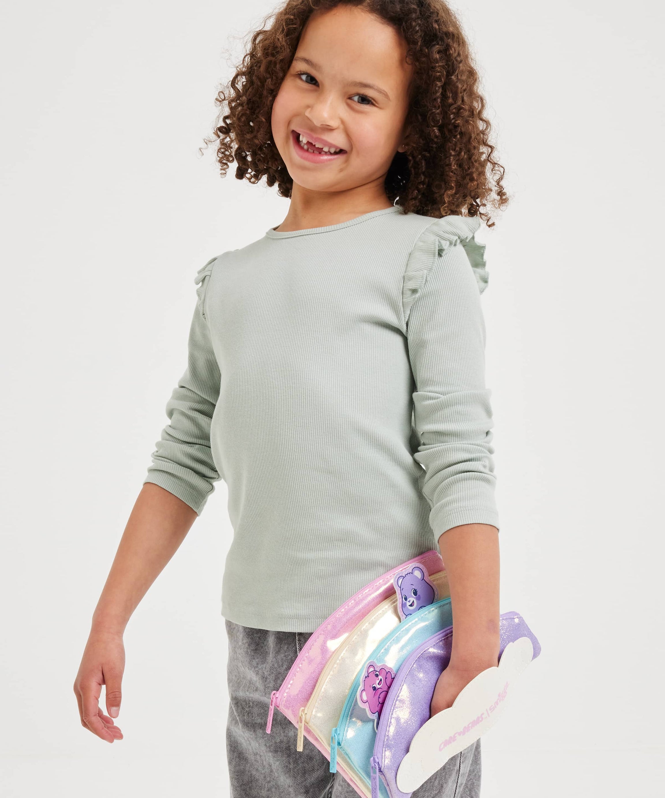 Smiggle - Пенал с множеством карманов Care Bears