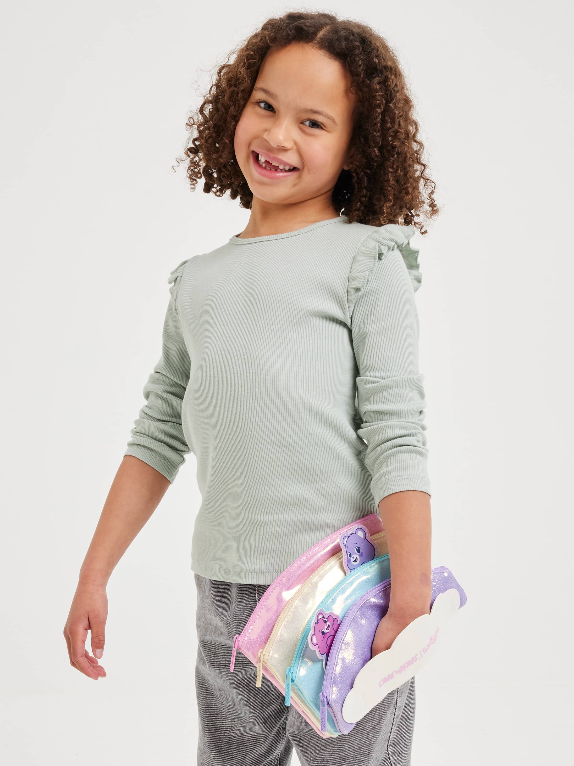 Smiggle - Пенал с множеством карманов Care Bears