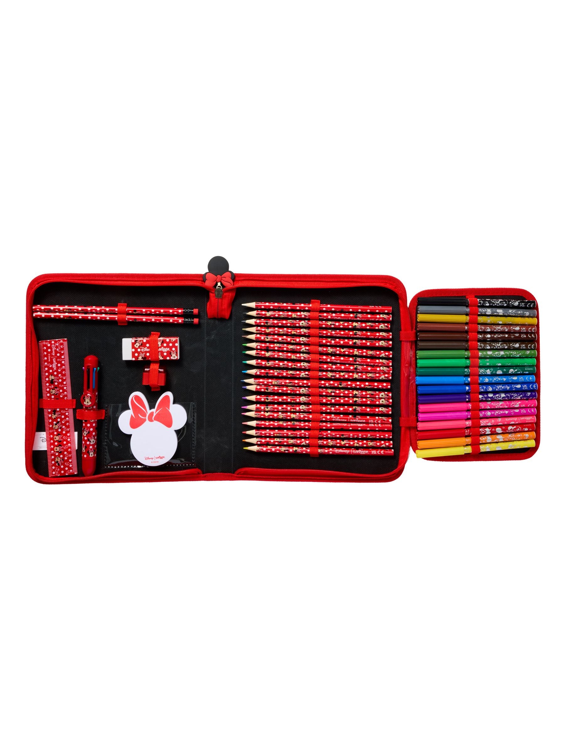 Smiggle - Disney Набор канцелярских принадлежностей Minnie и пенал