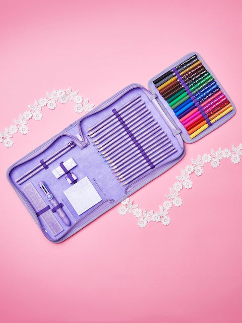 Smiggle - Disney Набор канцелярских принадлежностей и пенал Принцессы