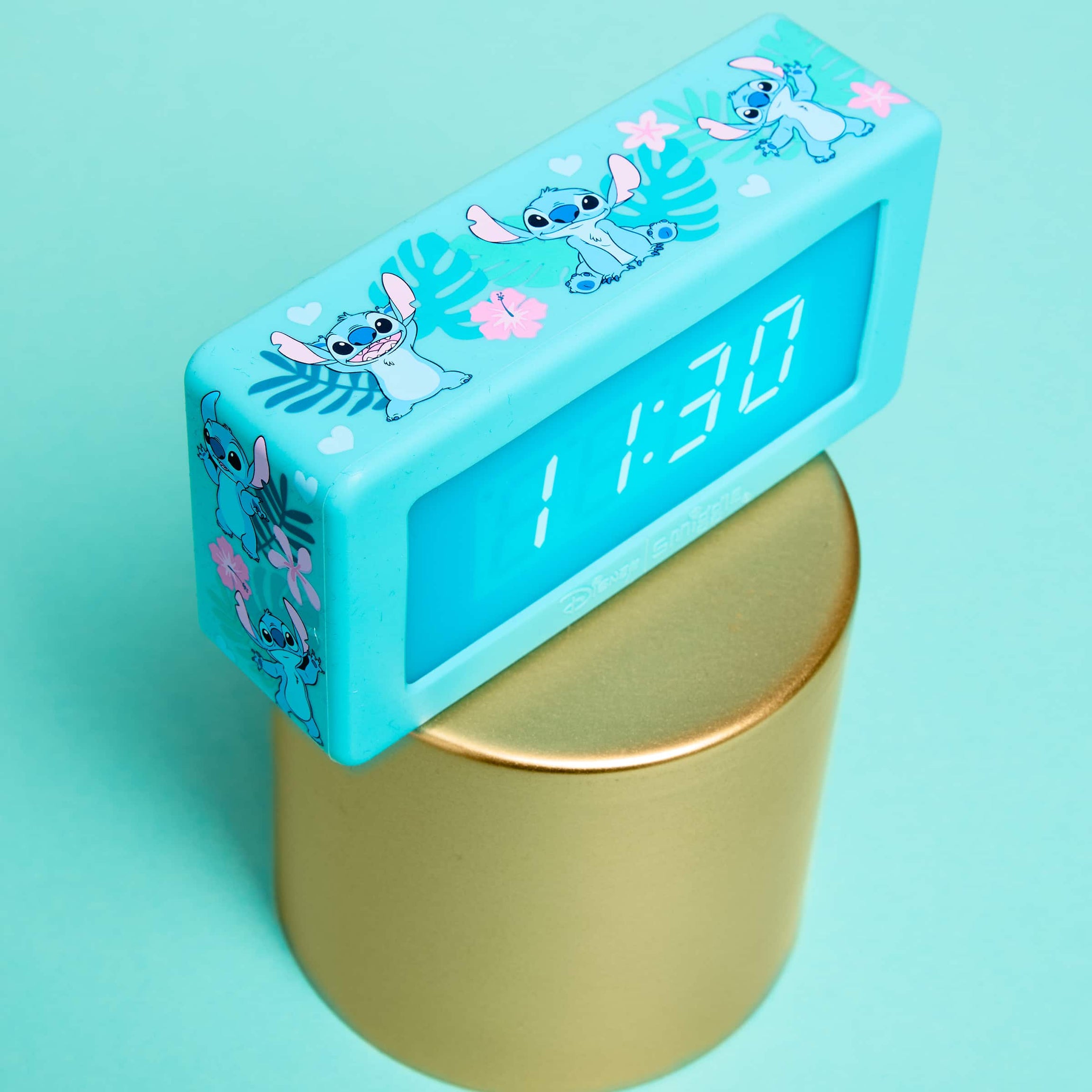 Smiggle - Disney Stitch Цифровые настольные часы с голосовым управлением