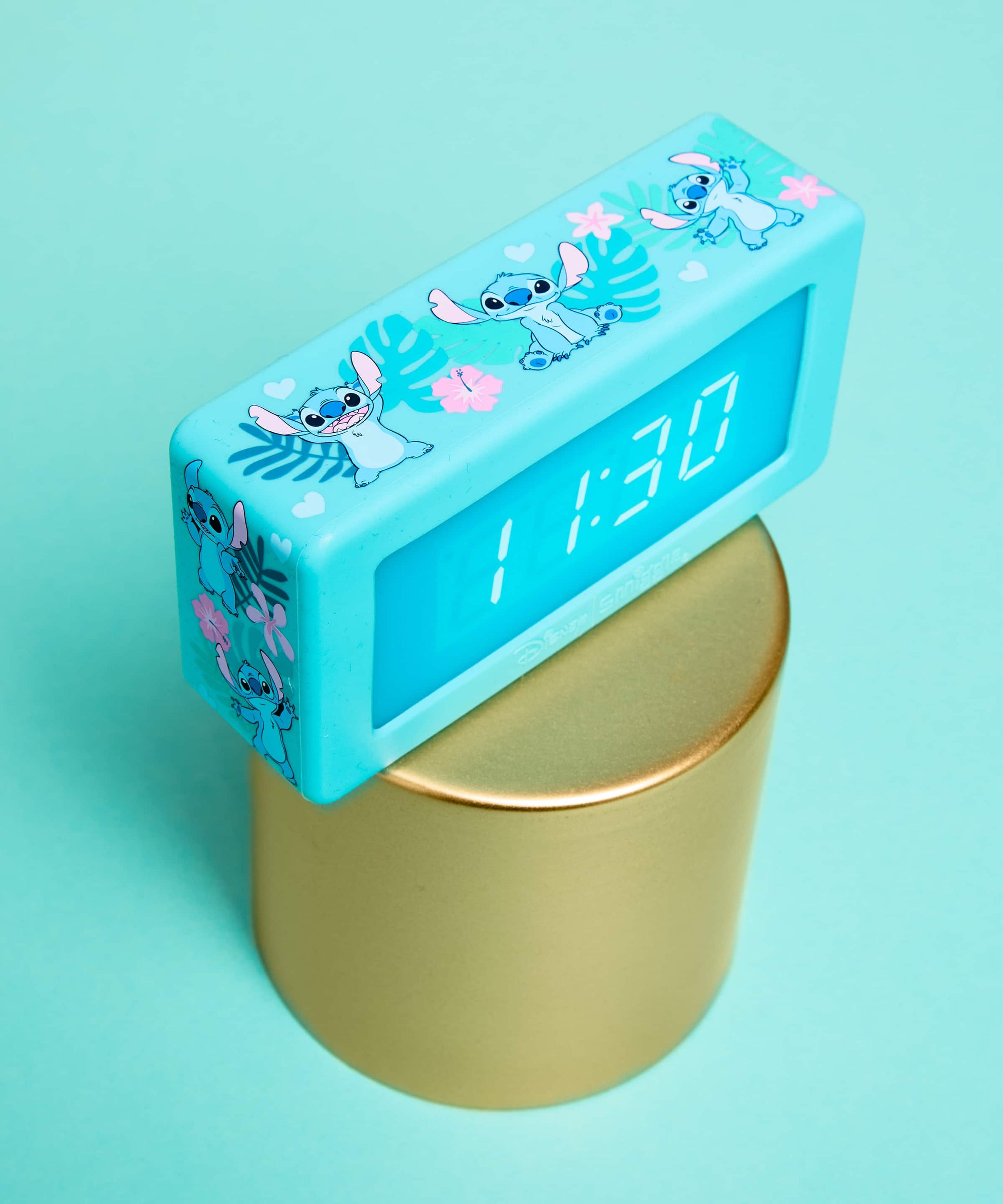 Smiggle - Disney Stitch Цифровые настольные часы с голосовым управлением