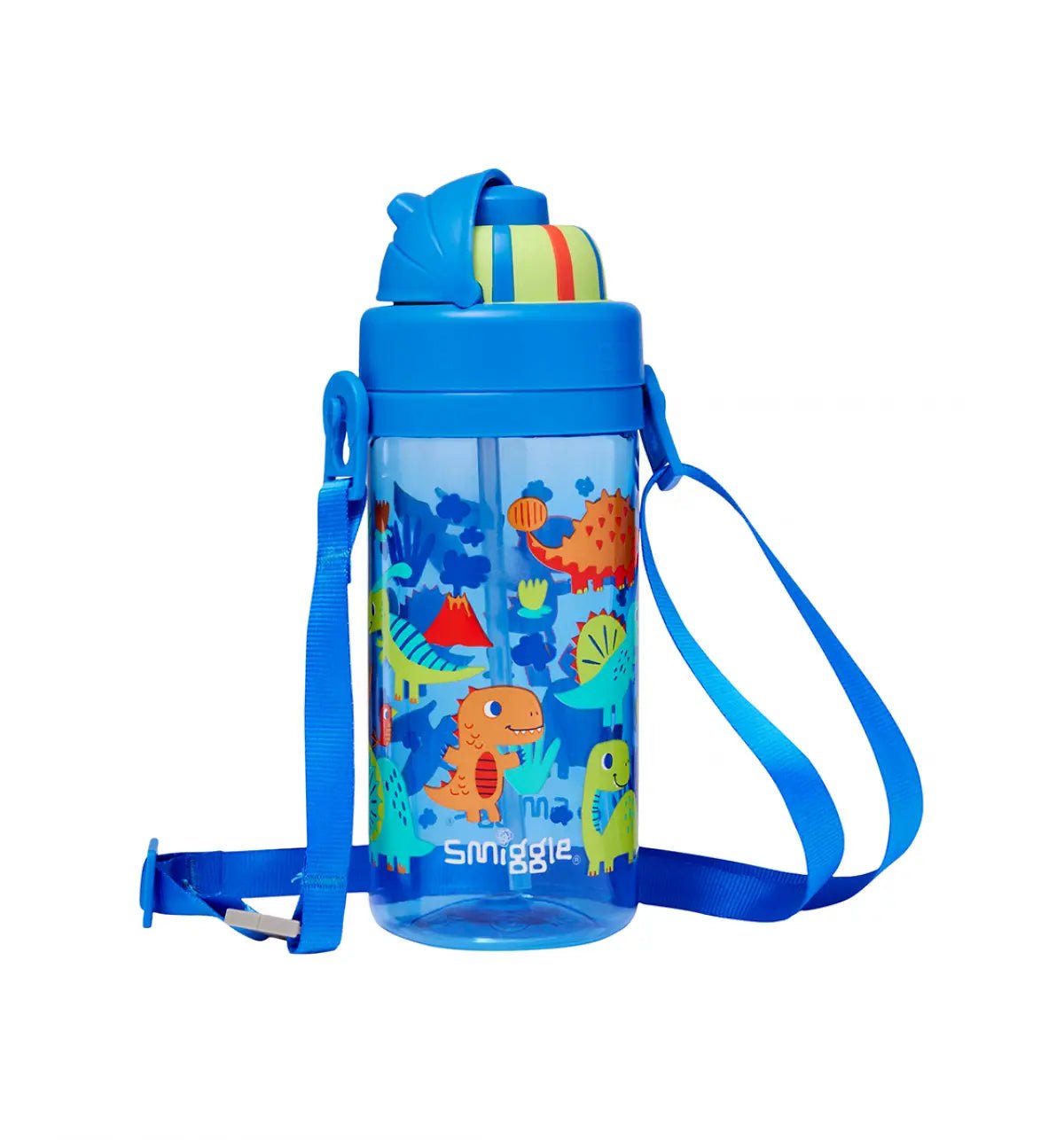 Smiggle - Glide Teeny Tiny Dinossi дизайн 400 ML без BPA бутылка с скрытой трубочкой