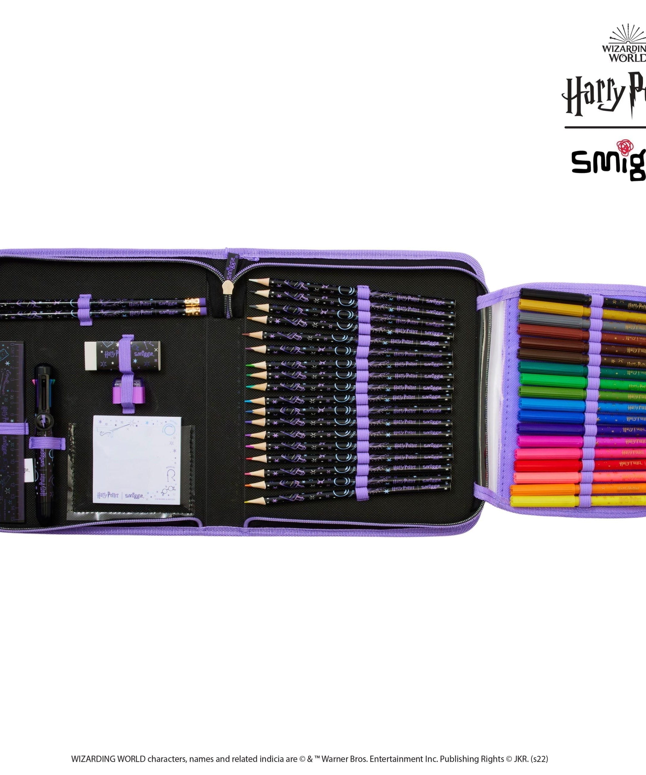 Smiggle - Набор канцелярских принадлежностей Гарри Поттер и пенал